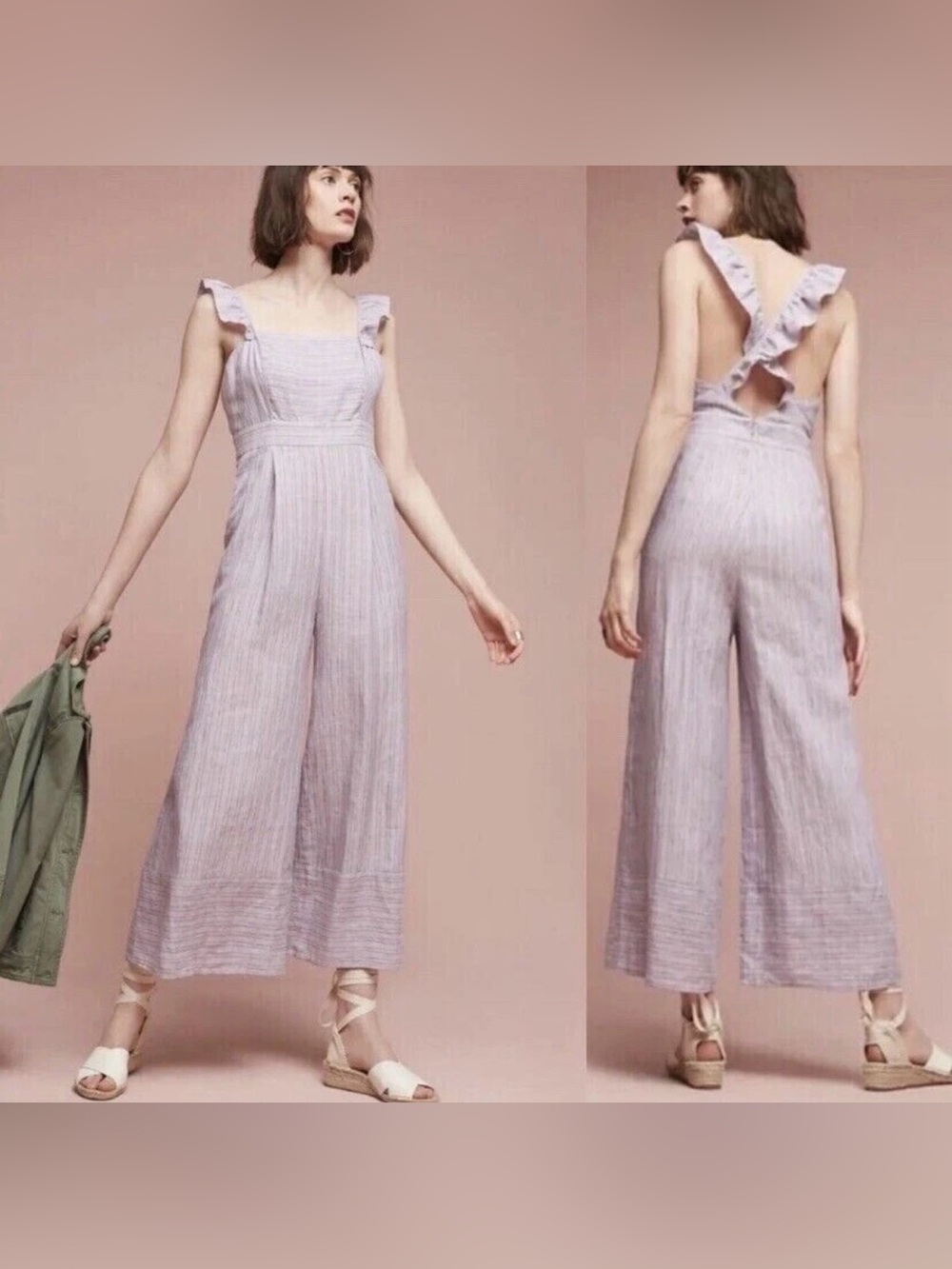 elevenses Striped Wide-Leg Jumpsuit